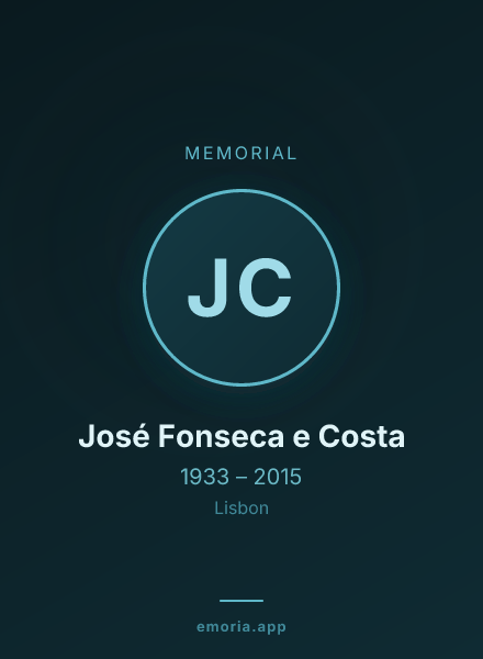 Memorial portrait of José Fonseca e Costa