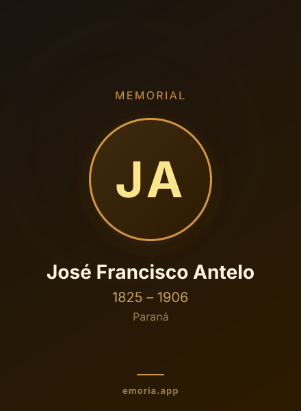 Memorial portrait of José Francisco Antelo