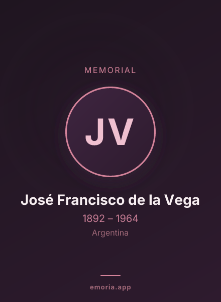 Memorial portrait of José Francisco de la Vega