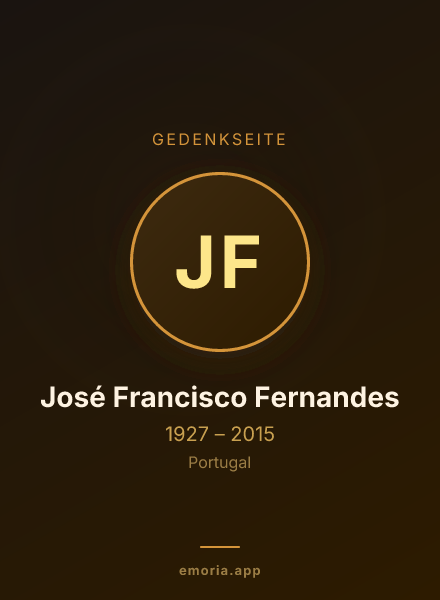 Gedenkportrait von José Francisco Fernandes