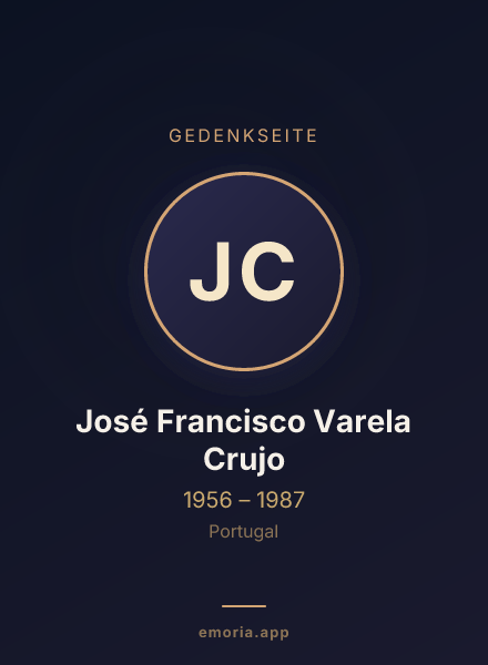 Gedenkportrait von José Francisco Varela Crujo