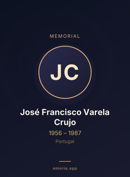 Memorial portrait of José Francisco Varela Crujo