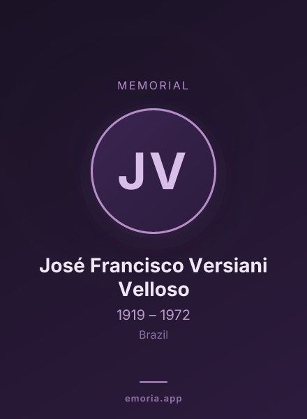 Memorial portrait of José Francisco Versiani Velloso
