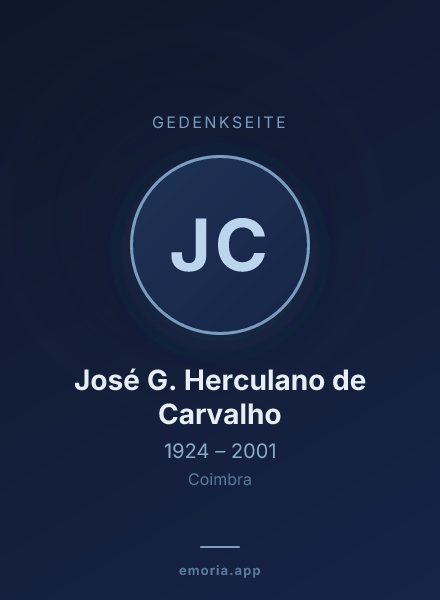 Gedenkportrait von José G. Herculano de Carvalho