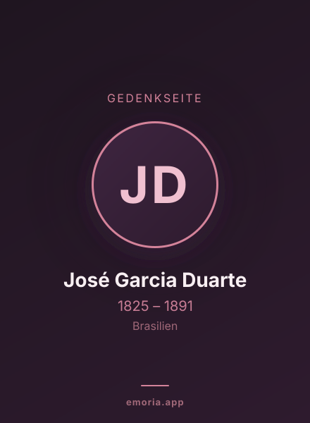 Gedenkportrait von José Garcia Duarte