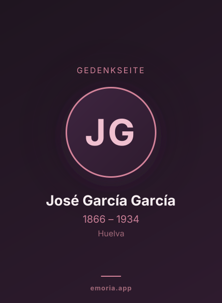 Gedenkportrait von José García García