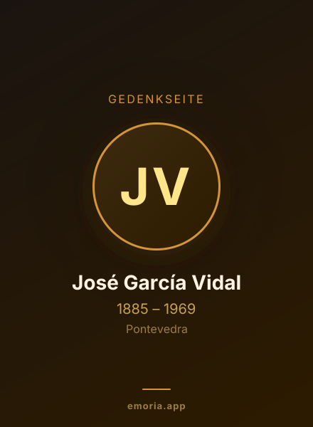 Gedenkportrait von José García Vidal