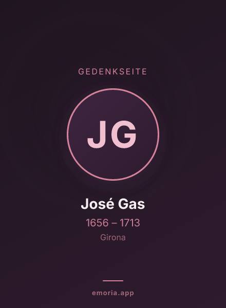 Gedenkportrait von José Gas