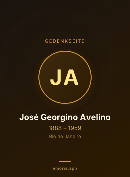 Gedenkportrait von José Georgino Avelino