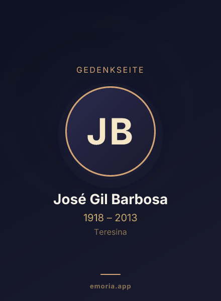 Gedenkportrait von José Gil Barbosa