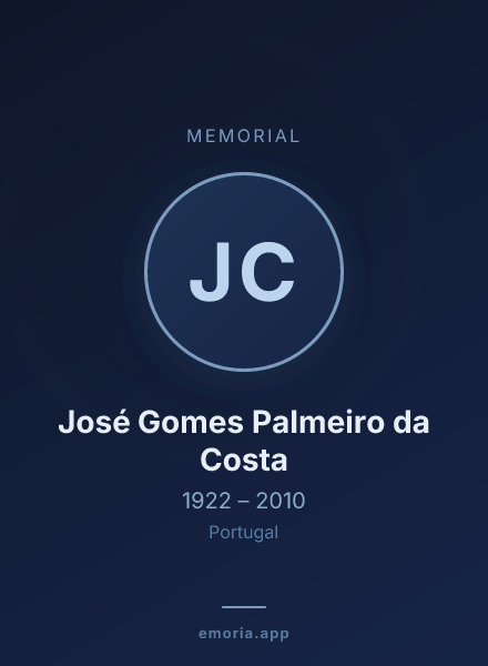 Memorial portrait of José Gomes Palmeiro da Costa