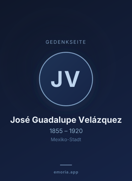 Gedenkportrait von José Guadalupe Velázquez