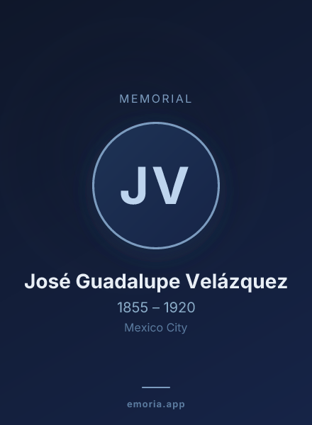 Memorial portrait of José Guadalupe Velázquez
