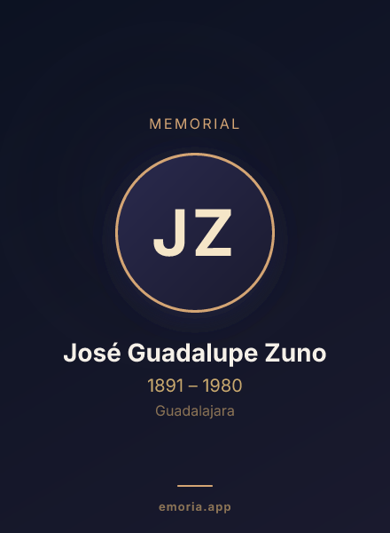 Memorial portrait of José Guadalupe Zuno