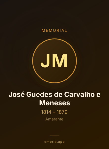 Memorial portrait of José Guedes de Carvalho e Meneses