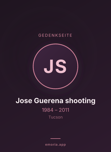 Gedenkportrait von Jose Guerena shooting