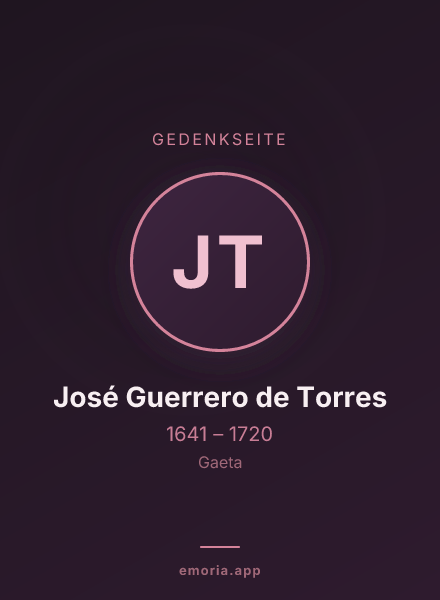 Gedenkportrait von José Guerrero de Torres
