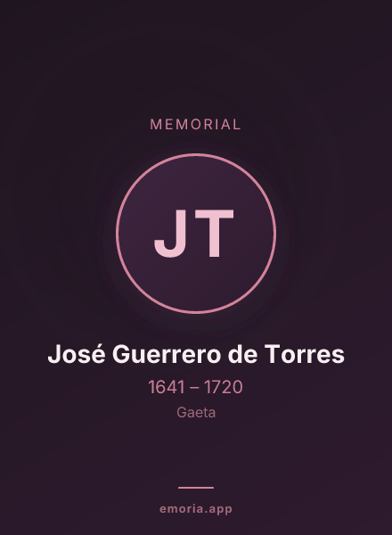 Memorial portrait of José Guerrero de Torres