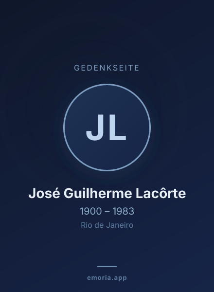 Gedenkportrait von José Guilherme Lacôrte