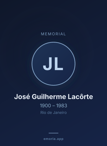 Memorial portrait of José Guilherme Lacôrte