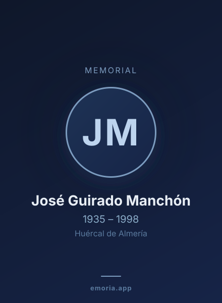 Memorial portrait of José Guirado Manchón