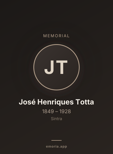 Memorial portrait of José Henriques Totta