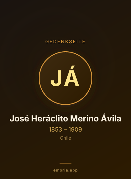 Gedenkportrait von José Heráclito Merino Ávila