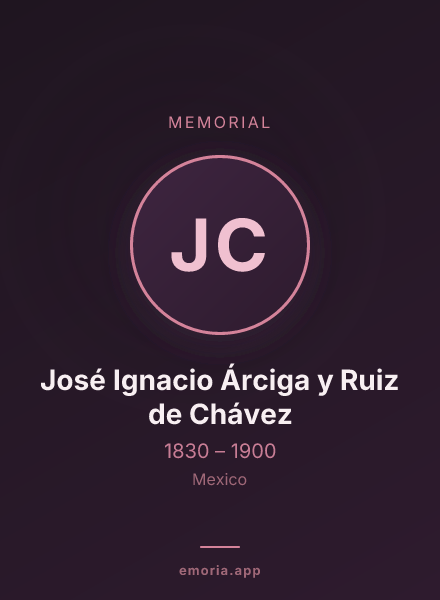 Memorial portrait of José Ignacio Árciga y Ruiz de Chávez