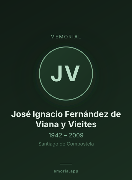 Memorial portrait of José Ignacio Fernández de Viana y Vieites