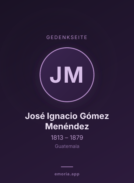 Gedenkportrait von José Ignacio Gómez Menéndez