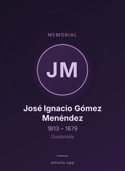 Memorial portrait of José Ignacio Gómez Menéndez
