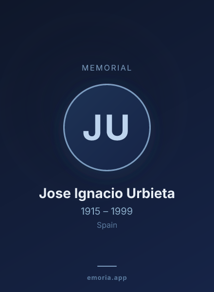 Memorial portrait of Jose Ignacio Urbieta