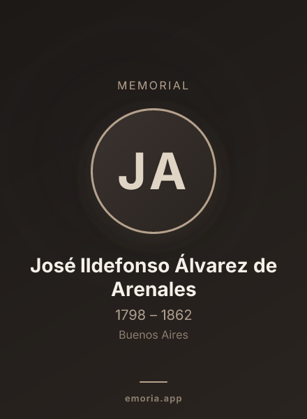 Memorial portrait of José Ildefonso Álvarez de Arenales