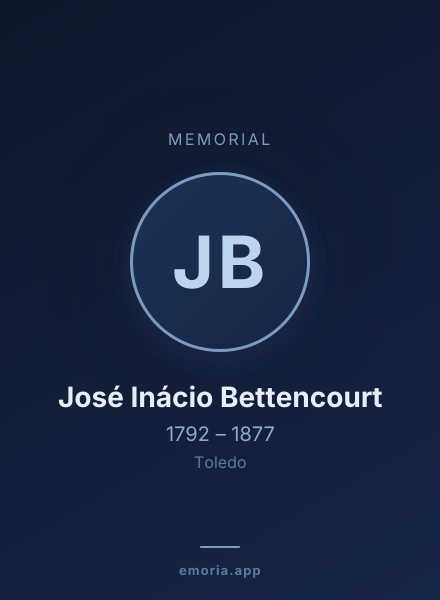 Memorial portrait of José Inácio Bettencourt