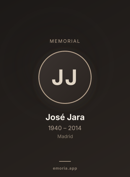 Memorial portrait of José Jara