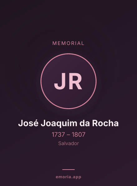 Memorial portrait of José Joaquim da Rocha