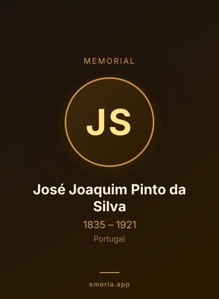 Memorial portrait of José Joaquim Pinto da Silva