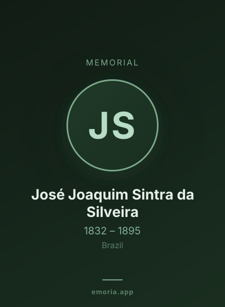 Memorial portrait of José Joaquim Sintra da Silveira