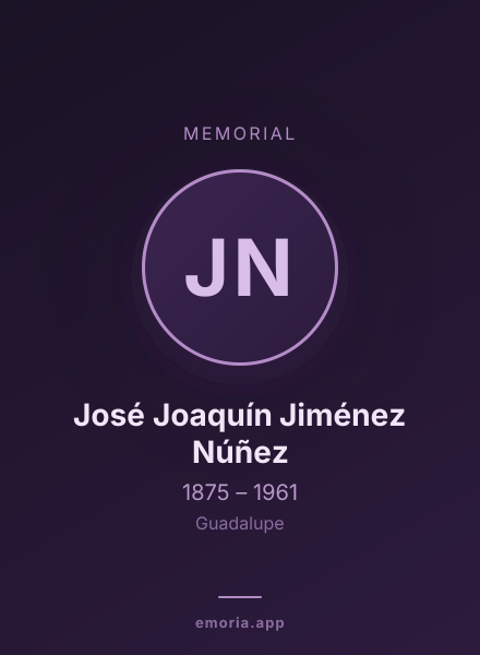 Memorial portrait of José Joaquín Jiménez Núñez