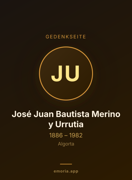 Gedenkportrait von José Juan Bautista Merino y Urrutia