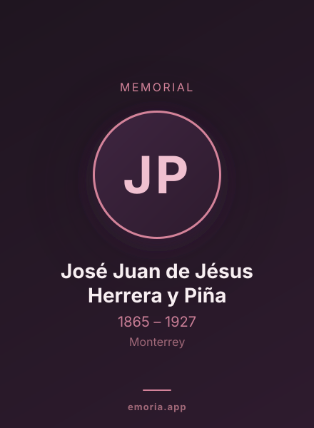 Memorial portrait of José Juan de Jésus Herrera y Piña