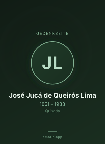 Gedenkportrait von José Jucá de Queirós Lima