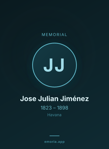 Memorial portrait of Jose Julian Jiménez