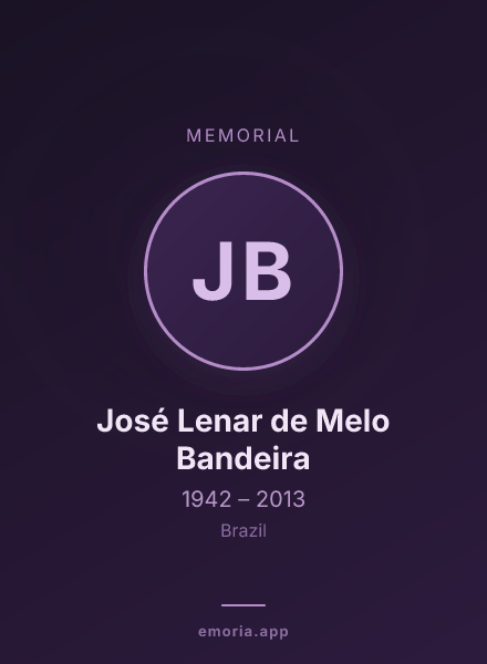 Memorial portrait of José Lenar de Melo Bandeira
