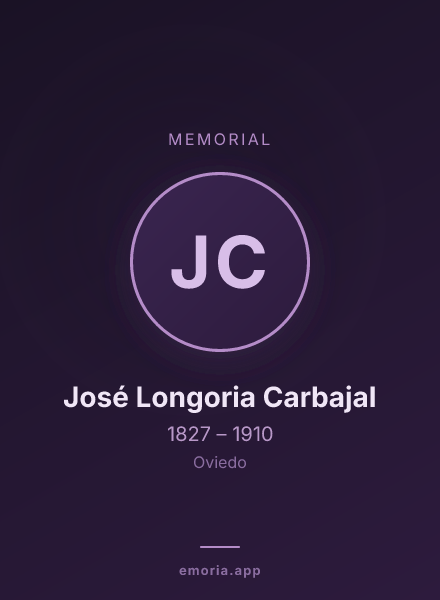 Memorial portrait of José Longoria Carbajal