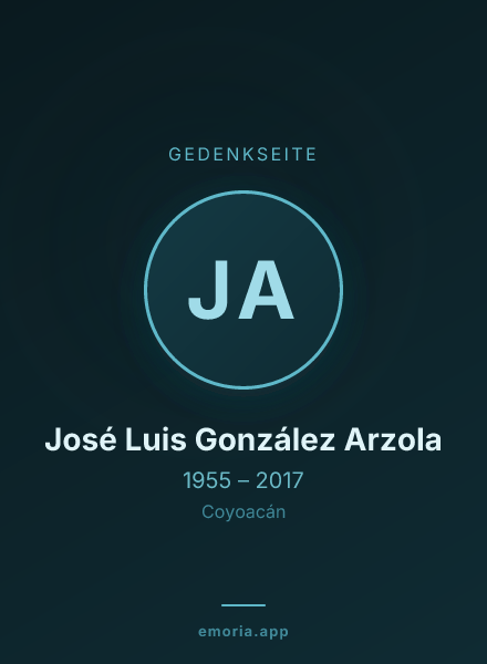 Gedenkportrait von José Luis González Arzola