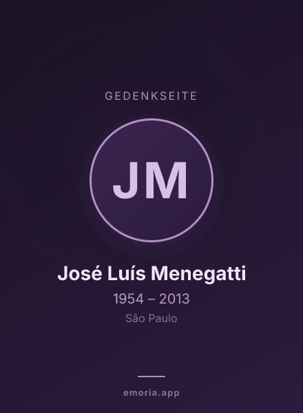 Gedenkportrait von José Luís Menegatti