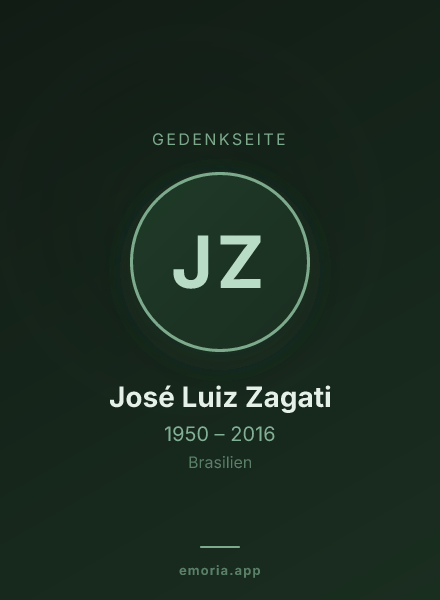 Gedenkportrait von José Luiz Zagati