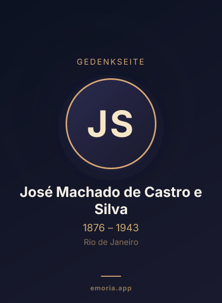 Gedenkportrait von José Machado de Castro e Silva