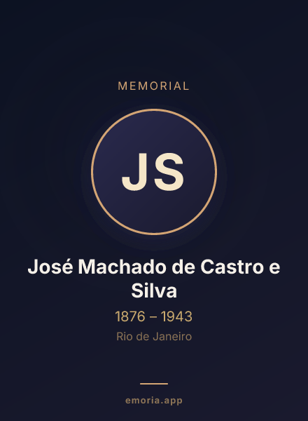 Memorial portrait of José Machado de Castro e Silva
